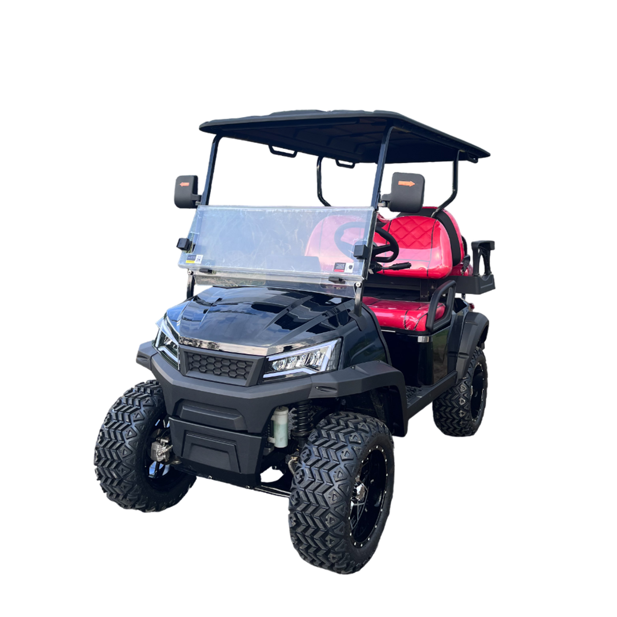 lifted golf carts