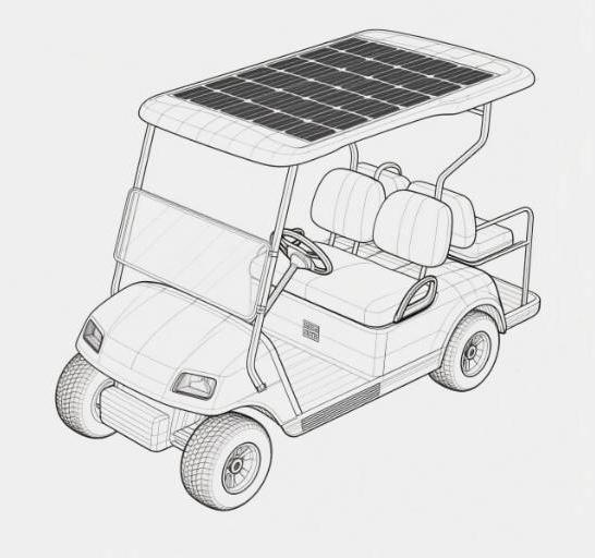 solar panel cart