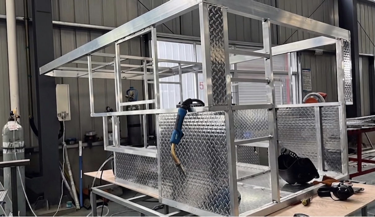 Aluminum Internal Skeleton Frame Camper Construction